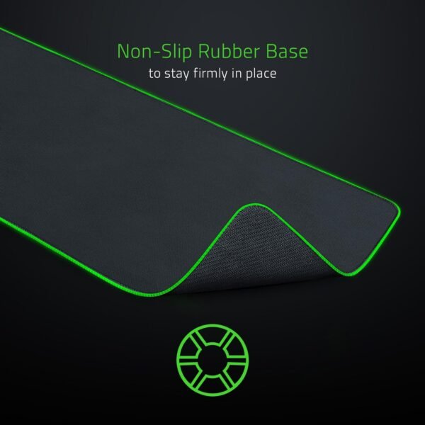 Razer Goliathus Extended Chroma Gaming Mousepad: Customizable Chroma RGB Lighting - Soft, Cloth Material - Balanced Control & Speed - Non-Slip Rubber Base - Classic Black - Image 6