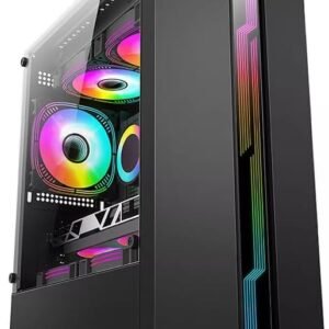 XYRAMAX Gaming PC Tower for Gamers - Intel Core i5 3 Gen, 16GB Ram, 128GB SSD, 2TB HDD, GT 1030 2GB Graphic Card - Prebuilt Gaming Desktop Tower With Cooling Fans for Stream, Edit & Multitask