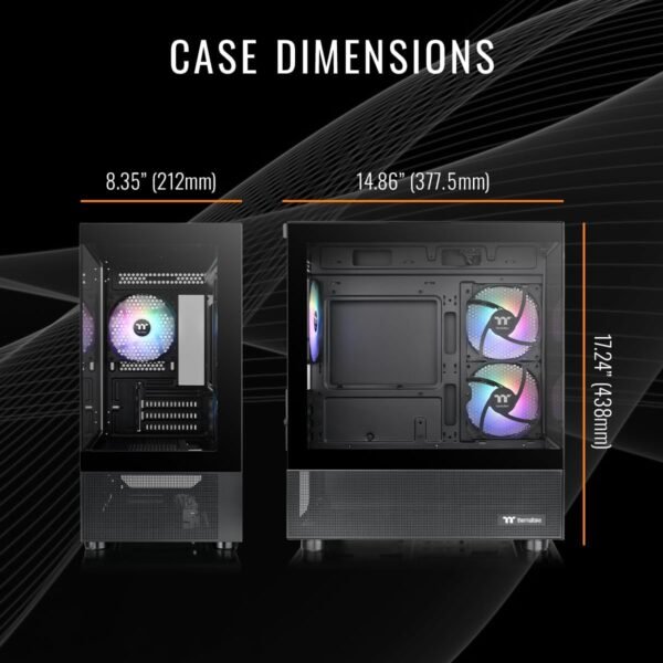 Thermaltake LCGS View 7660-170 Gaming Desktop (AMD Ryzen™ 5 7600X, ToughRam 32GB DDR5 6000MT/s RGB Memory, NVIDIA GeForce® RTX 5060, 1TB NVMe M.2, WiFi, Windows 11) V17B-B650-560-LCS - Image 5