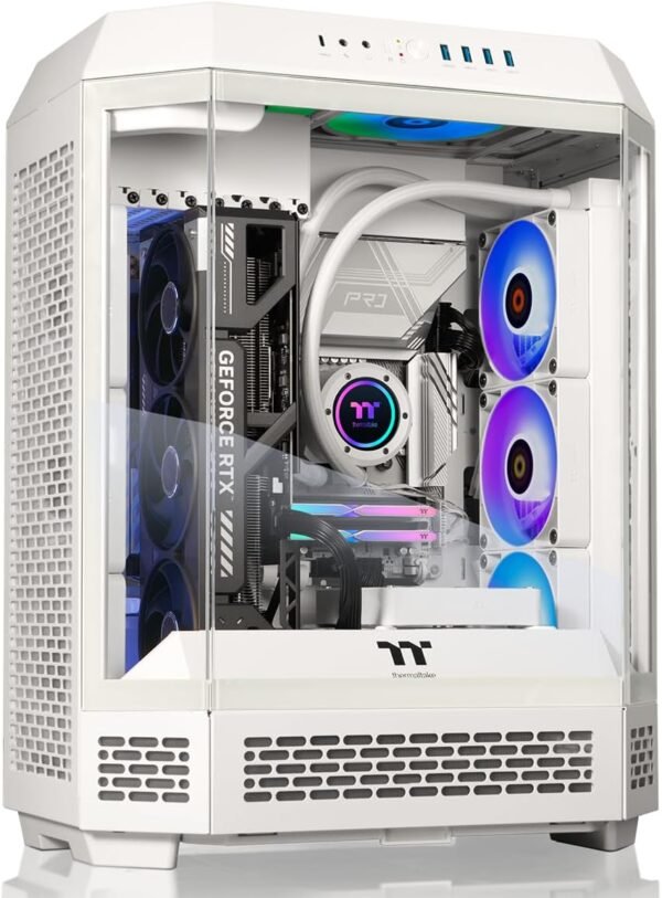 Thermaltake LCGS Reactor 9890S Gaming Desktop (AMD Ryzen™ 7 9800X3D, ToughRam 32GB DDR5 6000MT/s RGB Memory, NVIDIA® GeForce RTX™ 5090, 2TB NVMe M.2, WiFi, Windows 11) T6WT-X870-590-LCS