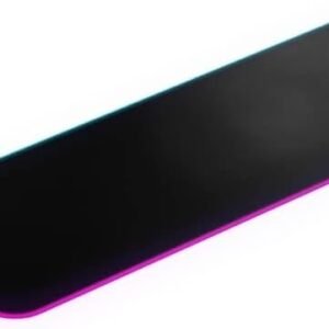 SteelSeries QcK Prism Cloth Gaming Mouse Pad - 2-zone RGB Illumination - Real-time Event Lighting - Optimized For Gaming Sensors - Size XL (900 x 300 x 2mm) - Black + RGB