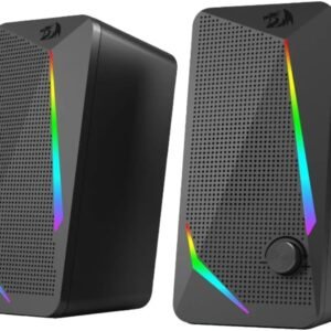 Redragon GS700 TOCCATA RGB 2.1 Gaming Speaker Subwoofer - Total Power 11W - Materials Plastic + Wooden - USB Powered+3.5mm Cable