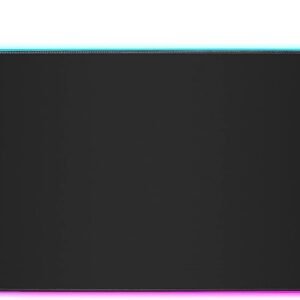 Corsair MM700 RGB Extended Cloth Gaming Mouse Pad - 36.6" x 15.8" - 360° RGB Lighting - Two USB Port Hub - Thick Rubber - Black (Renewed)