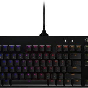 Logitech G Pro Mechanical Gaming Keyboard Qwertz, Ultraportable Design without Numeric Keypad, Removable Micro USB Cable, Backlit Keys, Black