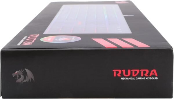 Redragon Mechanical Gaming Keyboard, Mechanical Keyboard with 105 Programmable Keys, Red Switches, Full Anti-ghosting RGB Ideal for Gaming, PC, Windows, Mac, Gamer, Office, Typists - UK Layout - Image 12