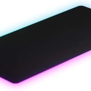 SteelSeries QcK Prism RGB Gaming Surface - 3XL Cloth Mouse Pad of All Time - Optimized for Gaming Sensors - Maximum Control, Black
