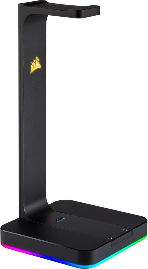 Corsair ST100 RGB Premium Headset Stand with 7.1 Surround Sound - 3.5mm and 2xUSB 3.0