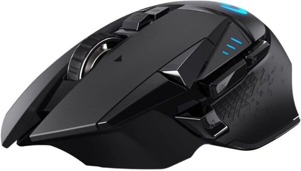 Logitech G502 LIGHTSPEED Wireless Gaming Mouse, 25K HERO Gaming Sensor, 25600 DPI, RGB, Ultra-Light, 11 Programmable Buttons, Long Life Battery, PowerPlay-compatible, PC - Black - Image 6