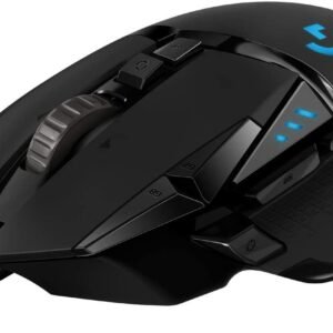 Logitech G502 HERO High Performance Wired Gaming Mouse, 25K Sensor, 25,600 DPI, RGB, Adjustable Weights, 11 Programmable Buttons, On-Board Memory, PC/Mac - Black