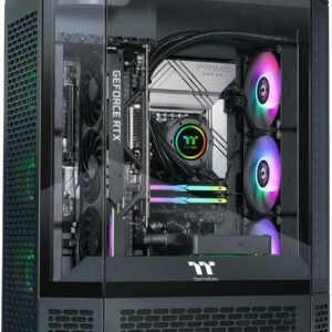 Thermaltake Reactor u2870T Gaming Desktop (Intel® Core™ Ultra 9 285K, ToughRam 32GB DDR5 6400MT/s RGB Memory, NVIDIA® GeForce RTX™ 5070 Ti, 2TB NVMe M.2, WiFi, Windows 11) T6BK-Z890-57T-LCS