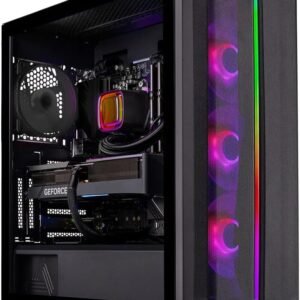 Skytech Gaming Siege Gaming PC Desktop – Intel Core i7 13700F 2.1 GHz, NVIDIA RTX 4060 Ti, 1TB NVME SSD, 32GB DDR5 RAM RGB, 650W Gold PSU, 360mm AIO, 11AC Wi-Fi, Windows 11 Home 64-bit