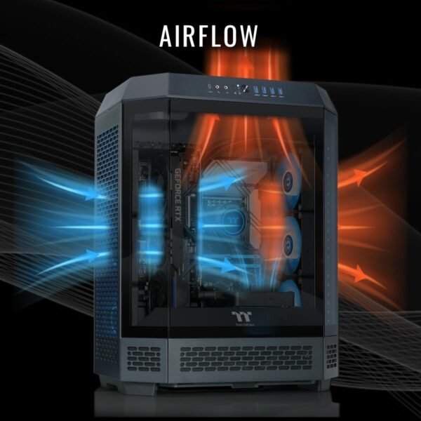 Thermaltake Reactor u2870T Gaming Desktop (Intel® Core™ Ultra 9 285K, ToughRam 32GB DDR5 6400MT/s RGB Memory, NVIDIA® GeForce RTX™ 5070 Ti, 2TB NVMe M.2, WiFi, Windows 11) T6BK-Z890-57T-LCS - Image 3