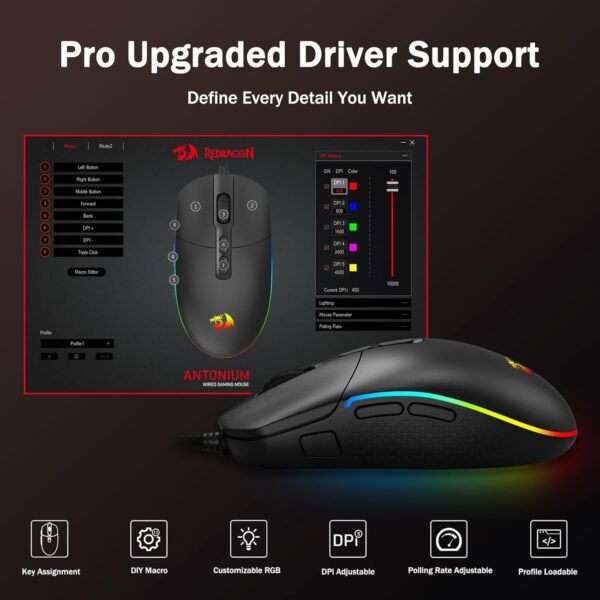 M719 RGB Gaming Mouse - Image 7