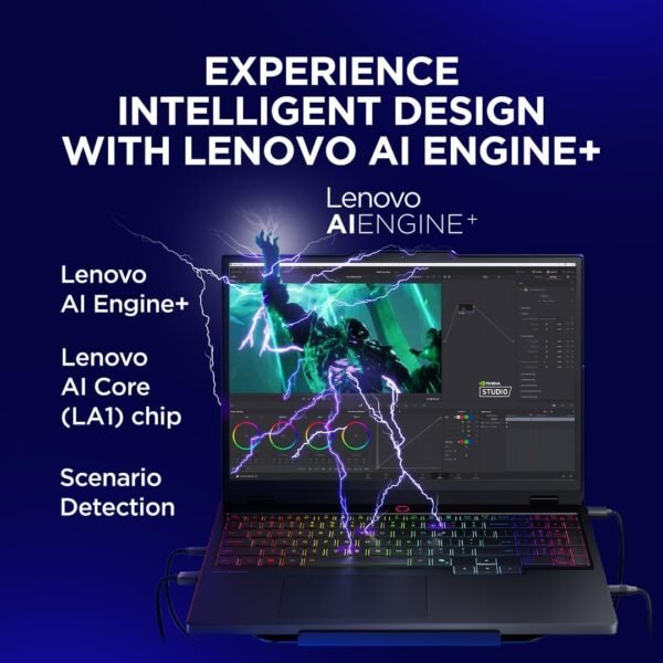 Lenovo Legion 5 Gaming Laptop - Display OLED WQXGA 15" 165Hz, Nvidia GeForce RTX 5070 8GB, Intel Core i7-13650HX, RAM 32GB, SSD 1T, Windows 11 Home, RGB Keyboard - Eclipse Black - Image 2