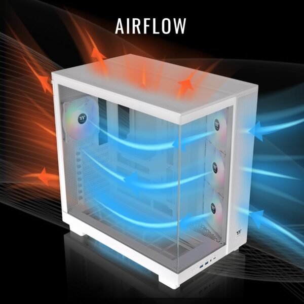 Thermaltake LCGS View 9890S-380XL Gaming Desktop (AMD Ryzen™ 7 9800X3D, 32GB 6000MT/s DDR5 RGB Memory, NVIDIA® GeForce RTX™ 5090, 2TB NVMe M.2, WiFi, Windows 11) VXLS-X870-590-LCS - Image 3