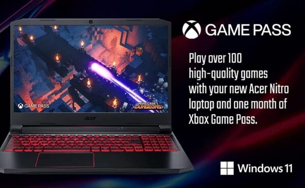 Acer Nitro 5 Gaming Laptop, 15.6"" FHD 144Hz IPS Display, Intel Core i5-10300H Processor, GeForce RTX 3050 Laptop Graphics, 32GB DDR4, 1TB NVMe SSD, Intel Wi-Fi 6, Backlit Keyboard, Windows 10, Black - Image 5