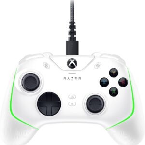 Razer Wolverine V2 Chroma - Wired Fully Customisable Xbox Series X|S Controller with RGB Lighting (6 Multifunction Buttons, Interchangeable Stick Caps, Hair Trigger Mode) Mercury