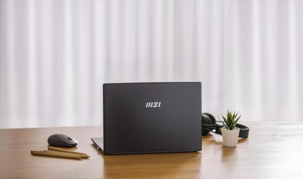MSI Modern 15 Laptop (B7M-437UK) - (15.6" FHD IPS-Level Panel, AMD Ryzen 5 7430U, AMD Radeon Graphics, DDR IV 16GB (3200MHz), 512GB NVMe PCIe SSD, Intel WIFI 6E, Windows 11 Home Plus) - Classic Black - Image 9