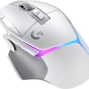 Logitech G502 X PLUS LIGHTSPEED Wireless RGB Gaming Mouse - Optical Mouse with LIGHTFORCE Hybrid Switches, LIGHTSYNC RGB, HERO 25K Gaming Sensor, Compatible with PC - macOS/Windows - White