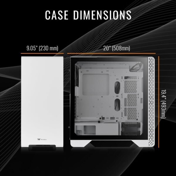 Thermaltake LCGS Glacier i1260S Gaming Desktop (Intel Core™ i5-12600KF, ToughRam DDR4 3600Mhz 16GB RGB Memory, NVIDIA® GeForce RTX™ 3060, 1TB NVMe M.2, WiFi, Win11 Home) S3WT-B760-360-LCS - Image 5