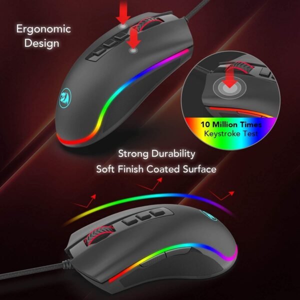 Redragon: Cobra Chroma M711 Gaming Mouse/PC - Image 8