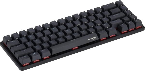 HYPERX 4P5D6AA Alloy Origins 65-Mechanical Gaming Keyboard-Ultra Compact 65% Form Factor – Red Switch (Linear)-Double shot PBT keycaps-RGB LED Backlit - Side Printed Secondary Functions,Black - Image 4