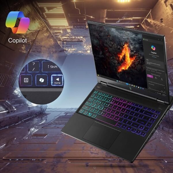 Acer Nitro 14 Gaming Laptop | AMD Ryzen 7 8845HS Octa-Core AI Capable Processor | NVIDIA GeForce RTX 4060 Laptop GPU | 14.5" WUXGA IPS 120Hz Display | 16GB LPDDR5X | 512GB SSD | WiFi 6E | AN14-41-R74Z - Image 6