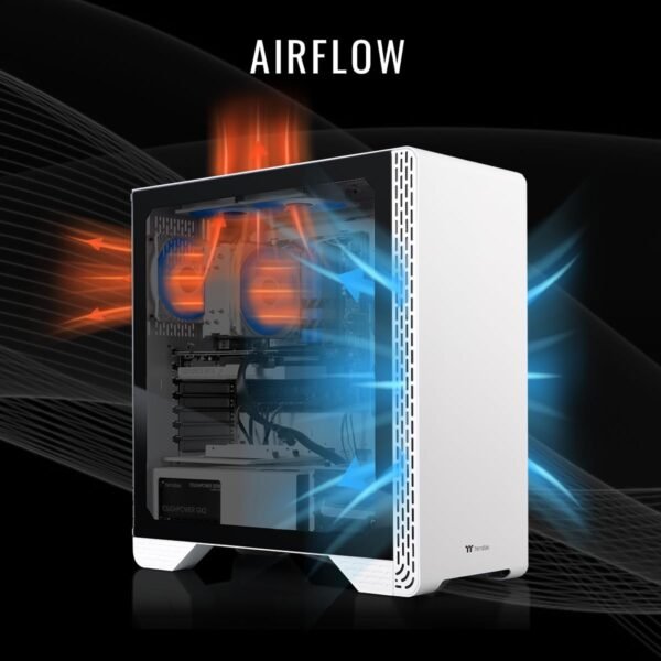 Thermaltake LCGS Glacier i1260S Gaming Desktop (Intel Core™ i5-12600KF, ToughRam DDR4 3600Mhz 16GB RGB Memory, NVIDIA® GeForce RTX™ 3060, 1TB NVMe M.2, WiFi, Win11 Home) S3WT-B760-360-LCS - Image 3