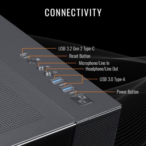Thermaltake LCGS View 9880-380 Gaming Desktop (AMD Ryzen™ 7 9800X3D, ToughRam 32GB DDR5 6400MT/s RGB Memory, NVIDIA® GeForce RTX™ 5080, 1TB NVMe M.2, WiFi, Windows 11) V38B-B850-580-LCS - Image 4