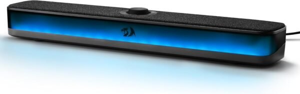 Redragon GS515 RGB Desktop Soundbar, 2.0 Channel Stereo Computer Speakers for Desktop with BT 5.3, USB-C/USB Powered, Black - Image 8