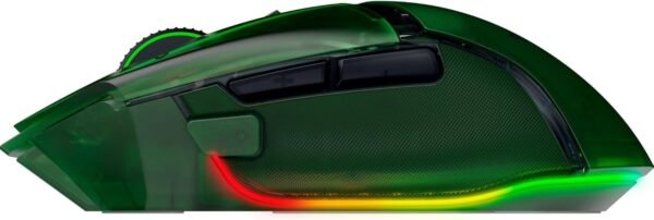 Razer Basilisk V3 Pro 35K Phantom Green Edition - Fully Customizable Wireless Ergonomic RGB Gaming Mouse (4-Way Scroll Wheel, Optical 35K DPI Sensor, 13 Customizable Buttons) Phantom Green - Image 8