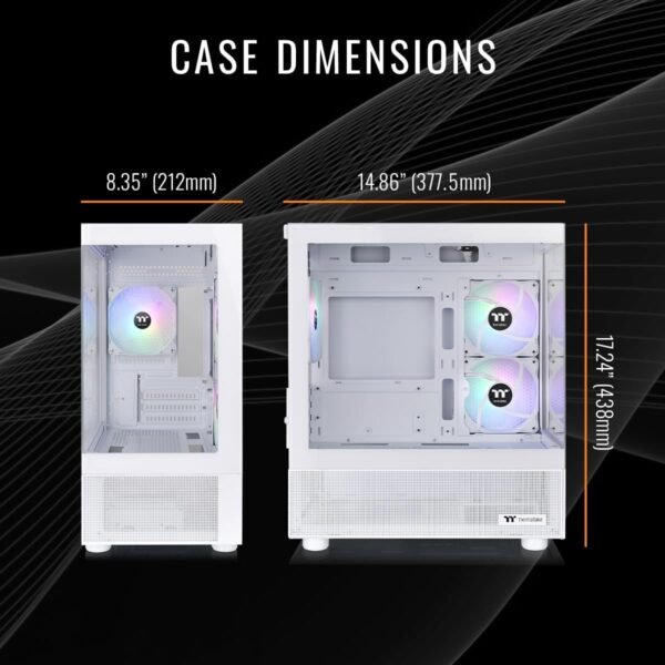 Thermaltake LCGS View 8760S-170 Gaming Desktop (AMD Ryzen™ 7 8700F, ToughRam 16GB DDR5 6000MT/s RGB Memory, NVIDIA GeForce® RTX 5060, 1TB NVMe M.2, WiFi, Windows 11) V17S-B650-560-LCS - Image 5