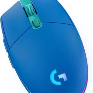 Logitech G203 LIGHTSYNC Gaming Mouse with Customizable RGB Lighting, 6 Programmable Buttons, Gaming Grade Sensor, 8K DPI Tracking, Lightweight - Blue