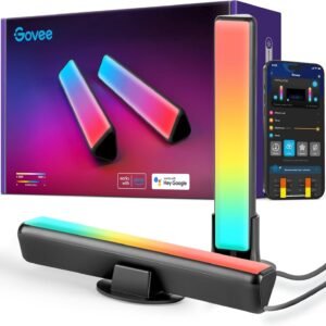 Govee LED Light Bars, Smart WiFi RGBIC TV Backlight, Gaming Lights with Scene and Music Modes, Play Light Bar for PC, TV, Room Decoration, Work with Alexa & Google Assistant