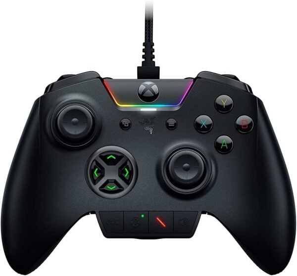 Razer Wolverine Ultimate - Wired Gaming Controller for Xbox One + Xbox Series X / S + PC with Chroma RGB (Exchangeable Sticks and D-pad) Black
