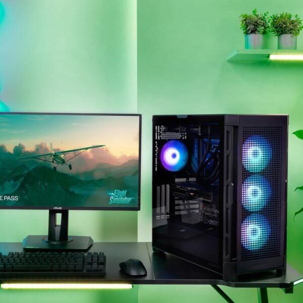 Stormforce Crystal Gaming PC – NVIDIA GeForce RTX 4070 Ti 12GB, Intel Core i7-12700F, 1TB SSD, 16GB RAM, WiFi 6, Windows 11, COUGAR Duoface Pro Case (Amazon Exclusive) - Image 4