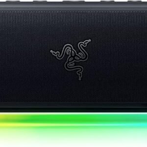 Razer Leviathan V2 X - PC Gaming Soundbar (Full-Range Drivers, Compact Desktop Form Factor, USB Type C Power and Audio Delivery, Bluetooth 5.0) Black