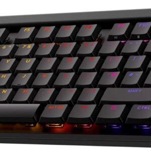 Logitech G G515 LIGHTSPEED TKL Low Profile Wireless Gaming Keyboard, LIGHTSYNC RGB, Thin Tenkeyless Design, PBT Keycaps, Tactile Mechanical Switches, QWERTY UK English Layout - Black