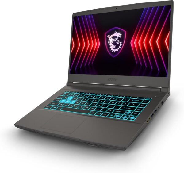 MSI Thin 15 Gaming laptop -(15.6" FHD 144Hz Panel, Intel Core i5-13420H, NVIDIA GeForce RTX 4050, 8GB*2 RAM, 512GB NVMe PCIe SSD, Windows 11 Home) - Cosmos Gray - Image 4