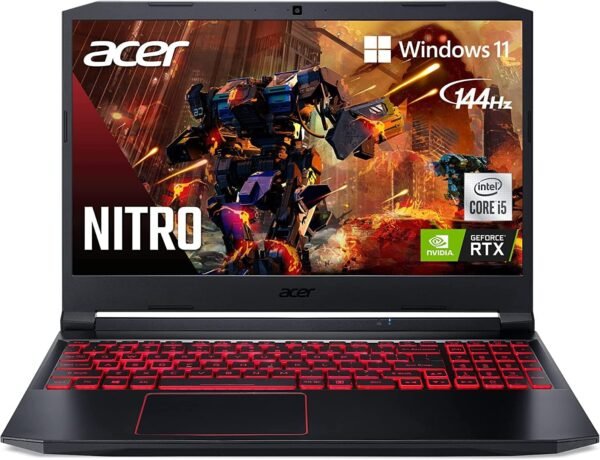 Acer Nitro 5 Gaming Laptop, 15.6"" FHD 144Hz IPS Display, Intel Core i5-10300H Processor, GeForce RTX 3050 Laptop Graphics, 32GB DDR4, 1TB NVMe SSD, Intel Wi-Fi 6, Backlit Keyboard, Windows 10, Black