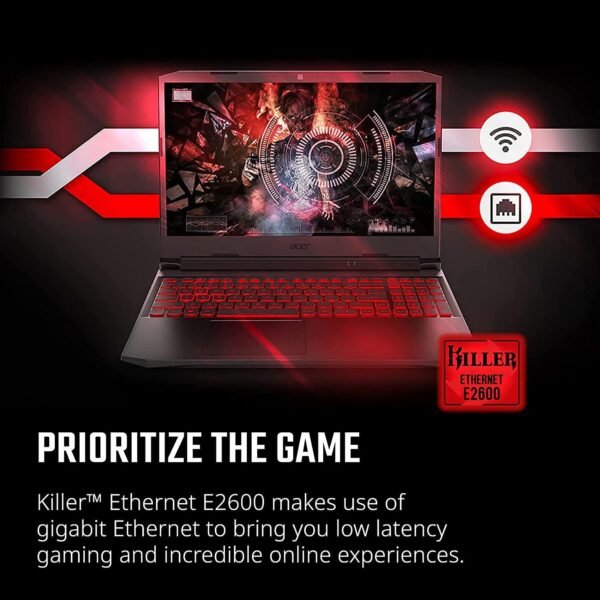 Acer Nitro 5 Gaming Laptop, 15.6"" FHD 144Hz IPS Display, Intel Core i5-10300H Processor, GeForce RTX 3050 Laptop Graphics, 32GB DDR4, 1TB NVMe SSD, Intel Wi-Fi 6, Backlit Keyboard, Windows 10, Black - Image 8