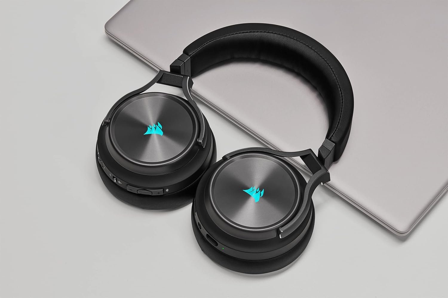 CORSAIR VIRTUOSO RGB WIRELESS XT Multiplatform Gaming Headset With Bluetooth – Dolby Atmos – Omni-Directional Microphone – iCUE Compatible – PC, Mac, PS5, PS4, Nintendo Switch, Mobile – Black - Image 12