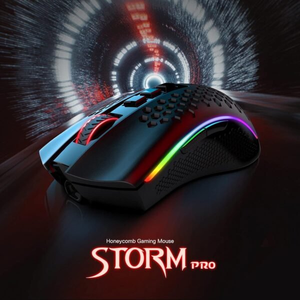 Redragon Wireless Gaming Mouse, M808 Honeycomb Shell Computer Mouse, 16,000 Adjustable DPI, Optical Mice, 7 Programmable Buttons, Ergonomic Mouse, Rechargeable Lightweight Mice for Laptop PC/Mac - Image 7