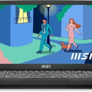 MSI Modern 15 Laptop (B7M-437UK) - (15.6" FHD IPS-Level Panel, AMD Ryzen 5 7430U, AMD Radeon Graphics, DDR IV 16GB (3200MHz), 512GB NVMe PCIe SSD, Intel WIFI 6E, Windows 11 Home Plus) - Classic Black