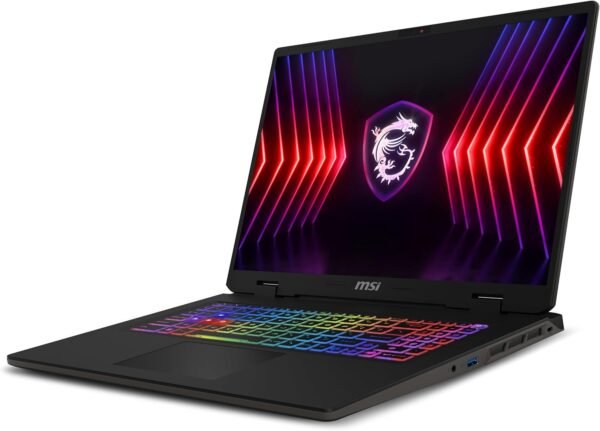 MSI Sword 17HX 17 Inch 16:10 QHD+ 240Hz Gaming Laptop - (Intel Core i7-14700HX, NVIDIA GeForce RTX 4060, 16GB RAM, 1TB SSD, Windows 11 Home) - Cosmos Grey - Image 4