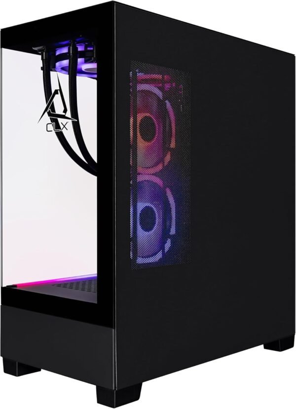 CLX Set Gaming PC - AMD Ryzen 7 9800X3D 4.7GHz, RTX 5080, 2TB NVMe M.2 SSD, 32GB DDR5 RGB Memory, 360mm AIO, WiFi, Windows 11 Home, Black - Image 4