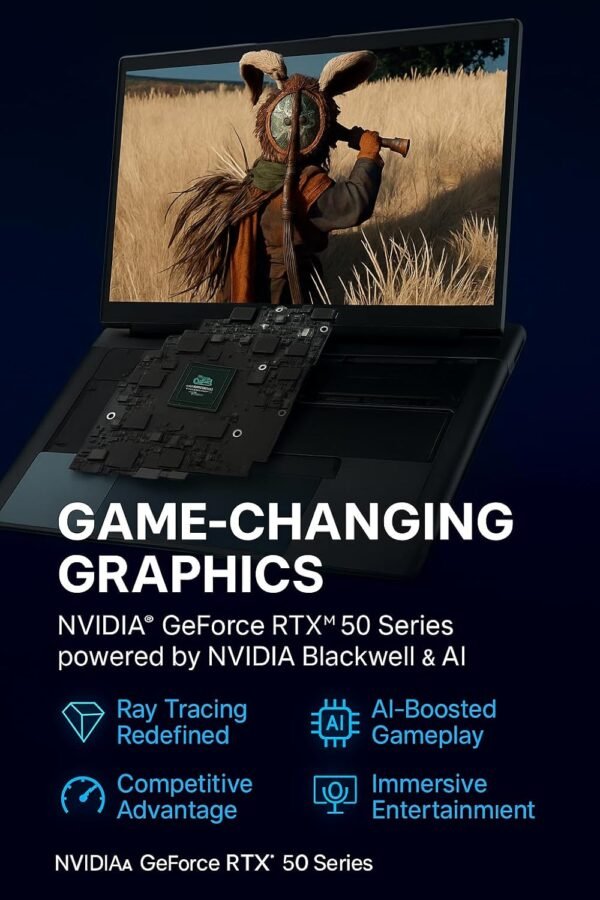 Alienware 18-inch Area-51 Gaming Laptop - GeForce RTX 5080 16GB GDDR7 18" QHD+ 300Hz Intel Ultra 9 275HX AlienFX RGB Lighting Wi-Fi 7 Ai NPU Quad Fan Cooling, Win 11PRO(64GB DDR5, 4TB SSD) - Image 4