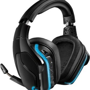 Logitech G935 RGB Wireless Gaming Headset, 7.1 Surround Sound, DTS X 2.0, 50mm Pro-G Drivers, 2.4GHz, Rocker Mic, PC/Mac/PS4/Nintendo Switch - Black