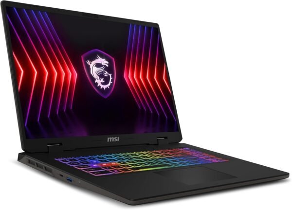 MSI Sword 17HX 17 Inch 16:10 QHD+ 240Hz Gaming Laptop - (Intel Core i7-14700HX, NVIDIA GeForce RTX 4060, 16GB RAM, 1TB SSD, Windows 11 Home) - Cosmos Grey - Image 3