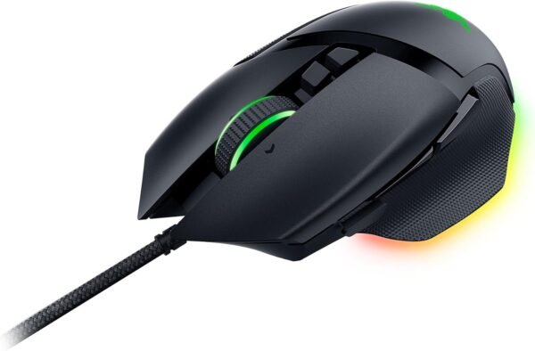 Razer Basilisk V3 - Wired Customisable Gaming Mouse (10+1 Programmable Buttons, HyperScroll Tilt Wheel, 11 Chroma RGB Lighting Zones, Optical Mouse Switches, Focus+ 26K DPI Optical Sensor) Black - Image 8